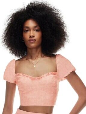 ARITZIA Wander Linen Blouse | Organic linen bustier blouse
